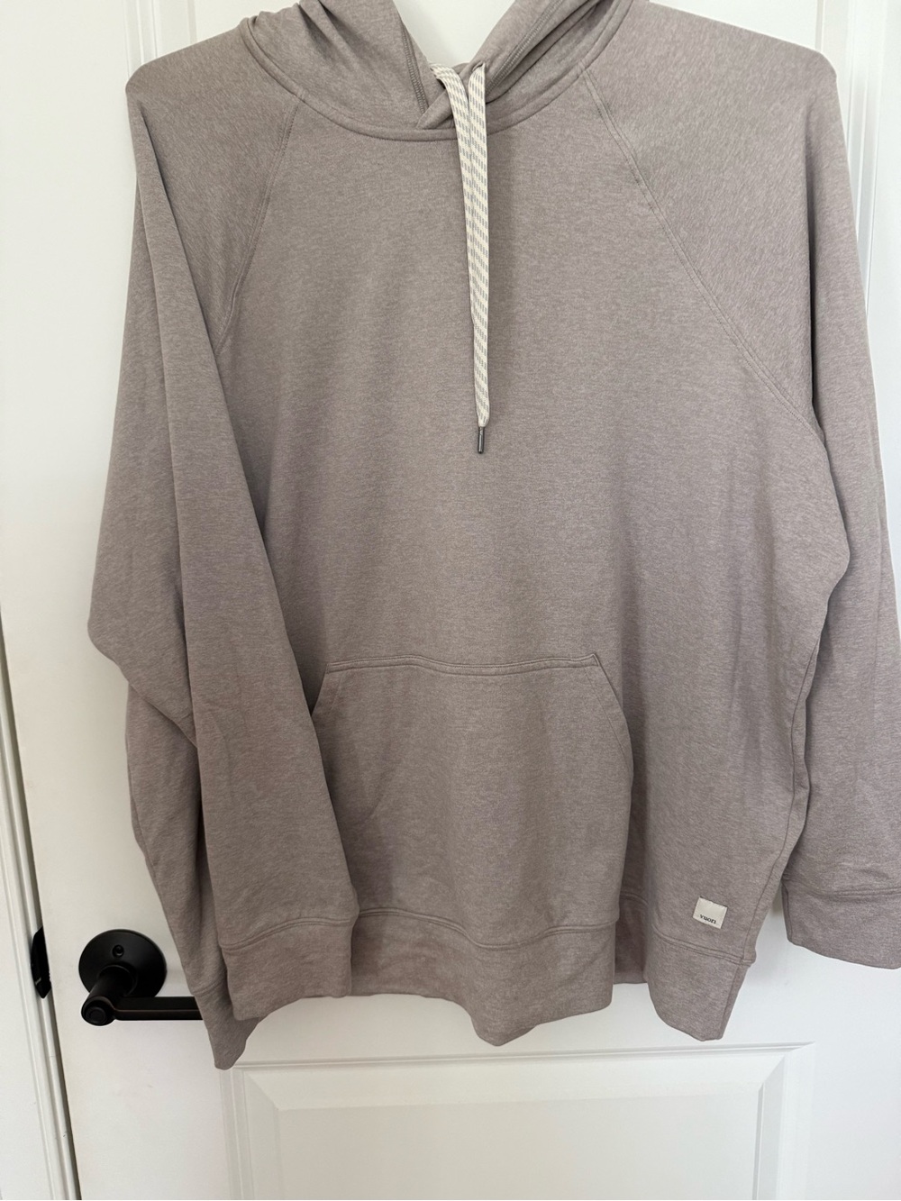 Vuori Women’s Lightweight Hoodie in purplish Gray